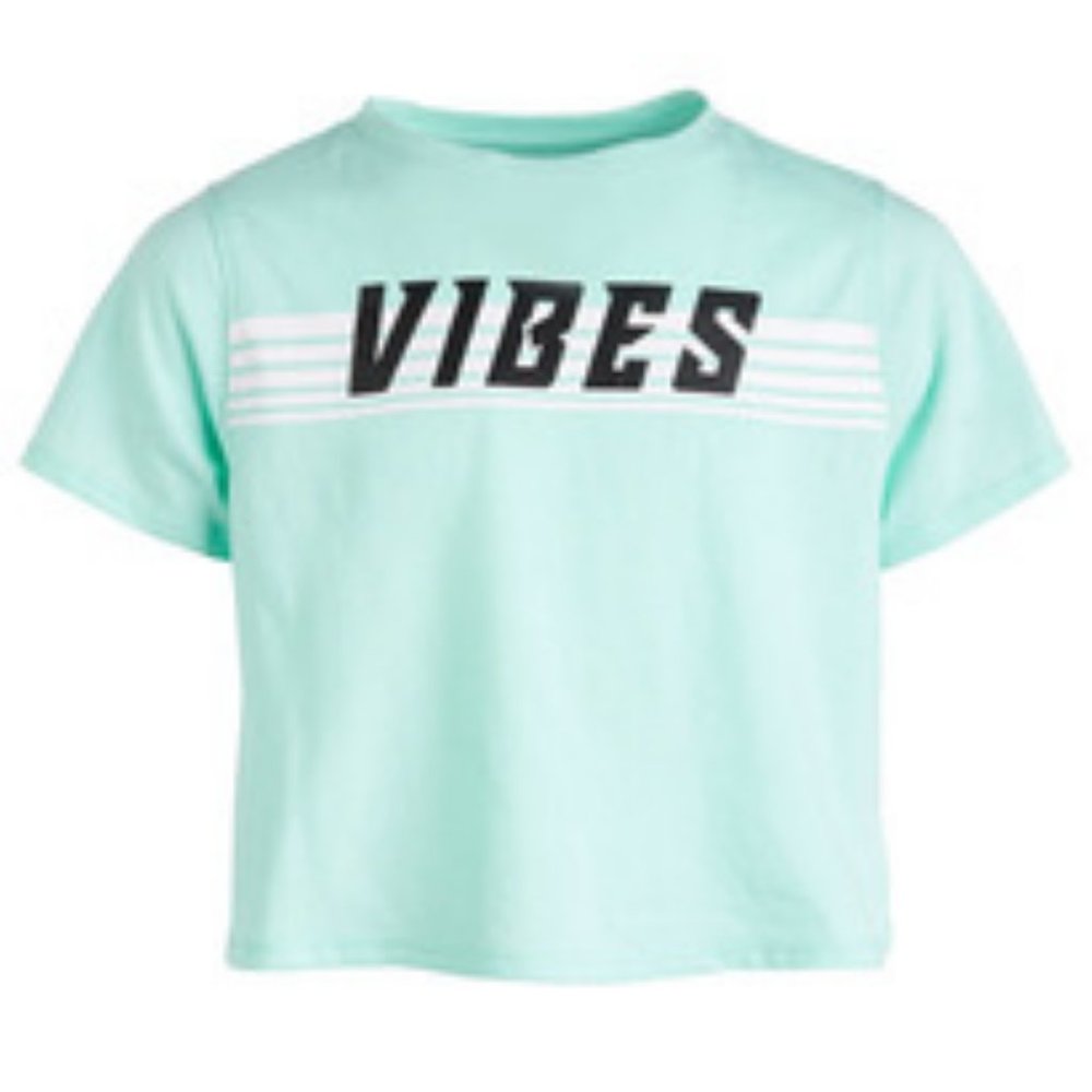 Ideology's "Vibes" Cropped Tee - Size: L 14